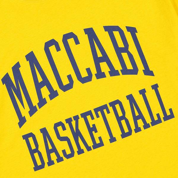 Maccabi Tel Awiw EuroLeague Mężczyźni T-shirt z motywem koszykarskim 0194-2549/2015