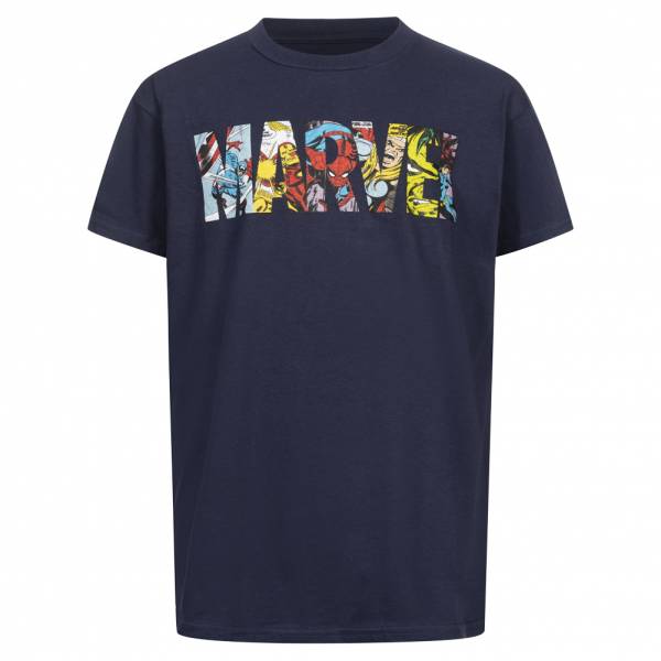 MARVEL Comics Logo Niño Camiseta FBBTS102NVY