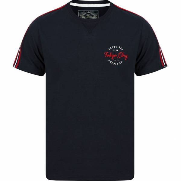 Tokyo Laundry Taper Heren T-shirt 1C18174 Luchtkapitein Navy