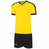 Koszulka piłkarska Givova Kit Revolution z krótkimi spodniami żółto-czarna
