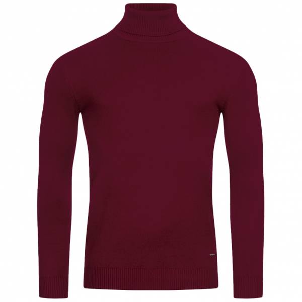 MONT EMILIAN &quot;Le Mans&quot; Herren Rollkragenpullover weinrot