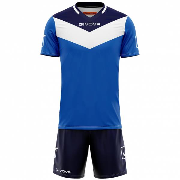 Givova Kit Campo Zestaw Koszulka + Szorty średni niebieski / granatowy