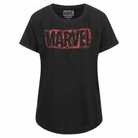 Marvel Comic Logo Dames T-shirt FBLTS405BLK