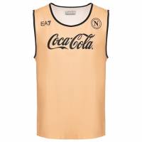 SSC Napoli EA7 Emporio Armani Mężczyźni Tank top EASSCN25T13-KREM