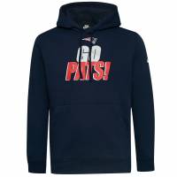 New England Patriots NFL Nike Club Fleece Mężczyźni Bluza z kapturem NKDK-41S-8K-CMD