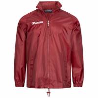 Zeus K-Way Rain Jacket dark red