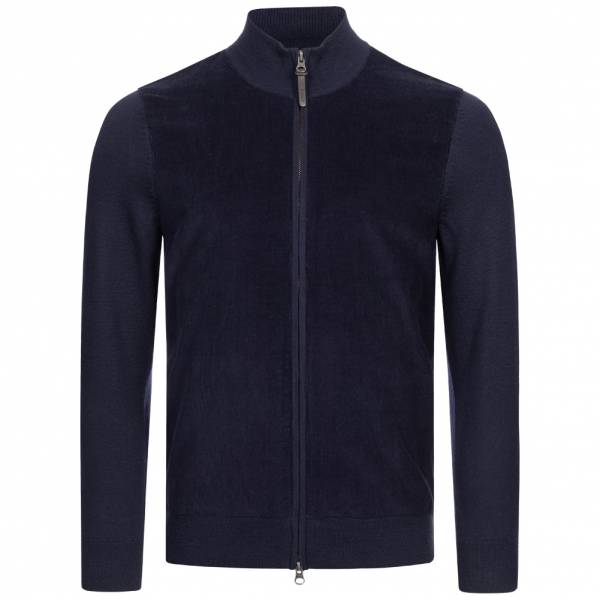 Hackett London Corduroy Front Zip Herren Strickjacke HM702372-595