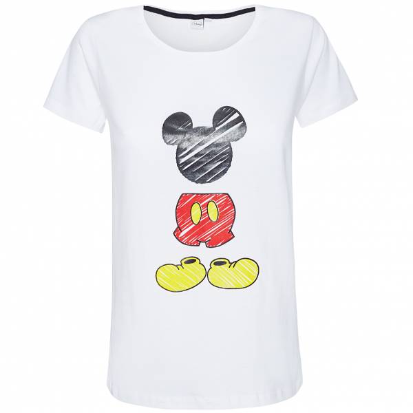 Myszka Miki Disney Kobiety T-shirt HS3706-biały