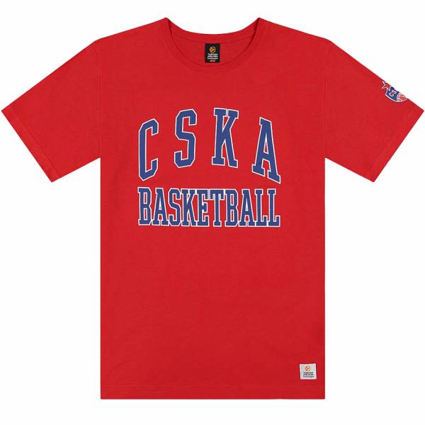 ZSKA Moskau EuroLeague Herren Basketball T-Shirt 0194-2553/6605