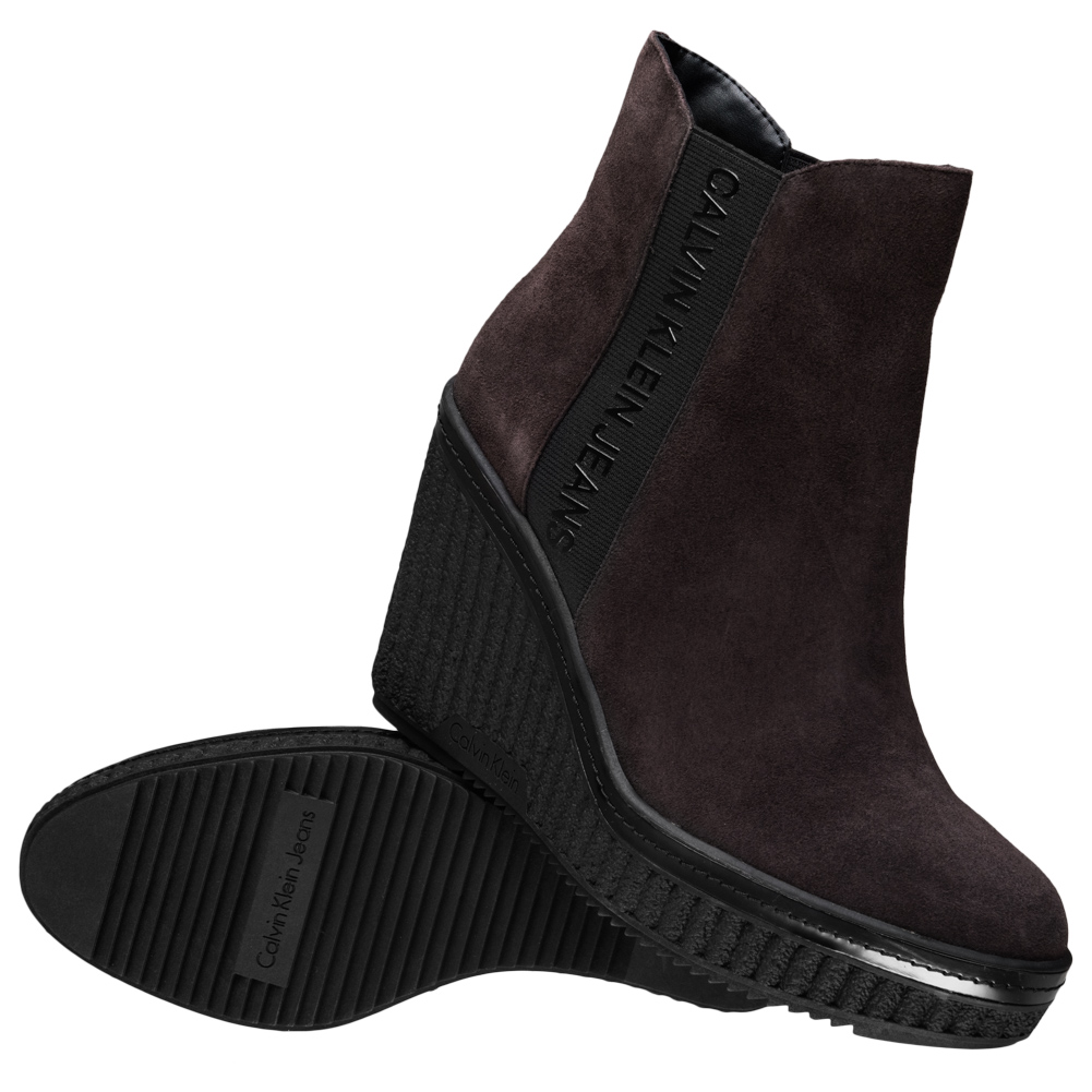 calvin klein wedge ankle strap