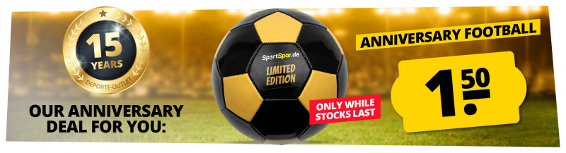 SportSpar.de Soccer 15 years solo 1,5 €