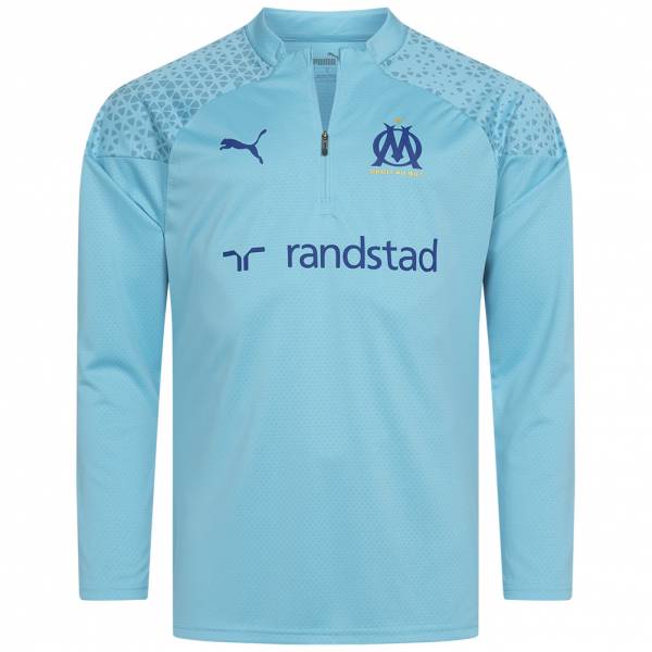 Olympique Marsylia PUMA Training 1/4-Zip Dzieci Bluza 771918-21