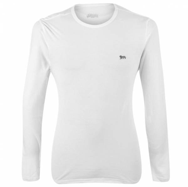 Lonsdale Herren Langarm Funktionsshirt weiß