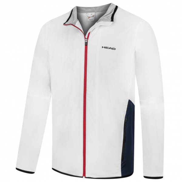 HEAD Club Hombre Tenis Chaqueta de chándal 811707-WH blanco M