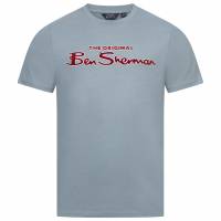 BEN SHERMAN Flocked Logo Hombre Camiseta 0076268-GASOLINA