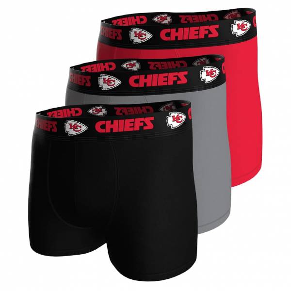 Kansas City Chiefs NFL Uomo Boxer Set da 3 23290001-4079