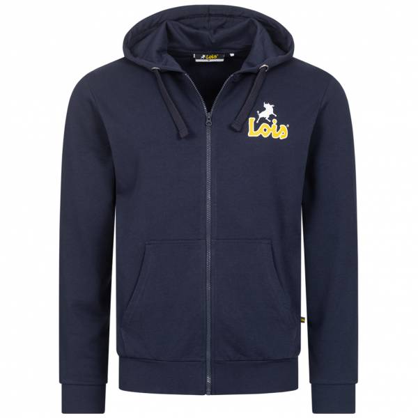 Lois Jeans Small Logo Herren Sweatjacke 5E-LHJKTM-SL-Navy