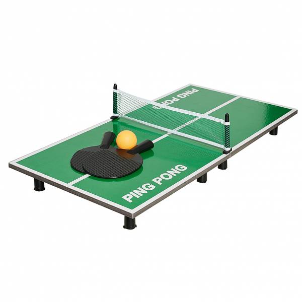 PING PONG Mini mesa de ping-pong con raquetas y red 5 piezas. 95064000