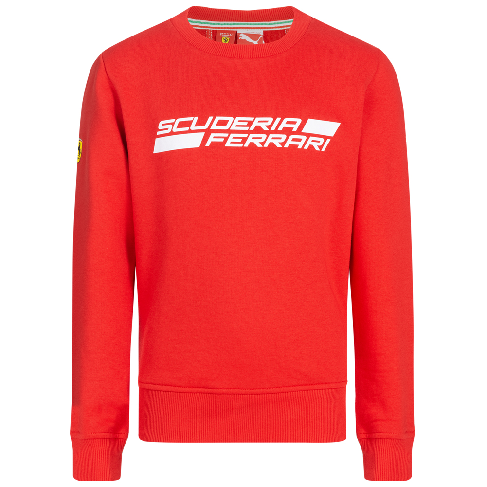 PUMA SF Scuderia Ferrari Graphic Bambini Felpa 761577-02 | scontosport.it