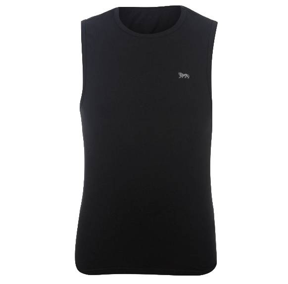 Lonsdale Hommes maillot noir Haut sans manches