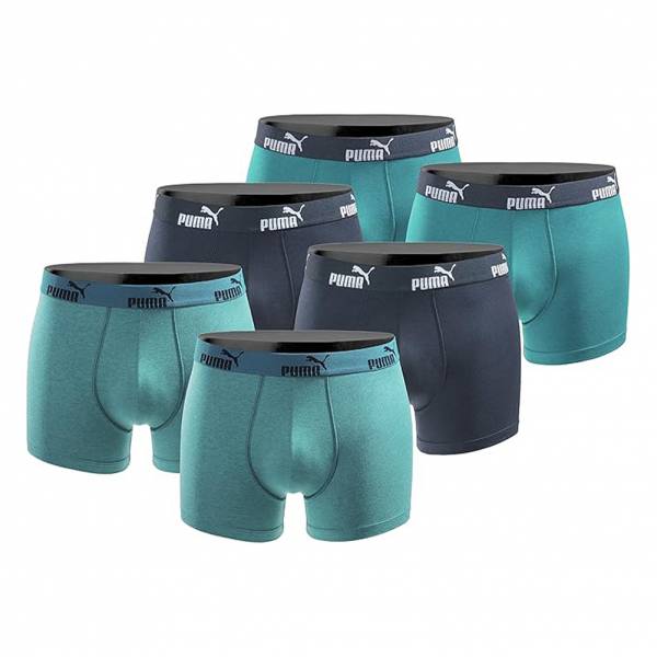 PUMA Boxeador Hombre Calzoncillos bóxer Pack de 6 Ocean Depths 100003547-4470-050-6