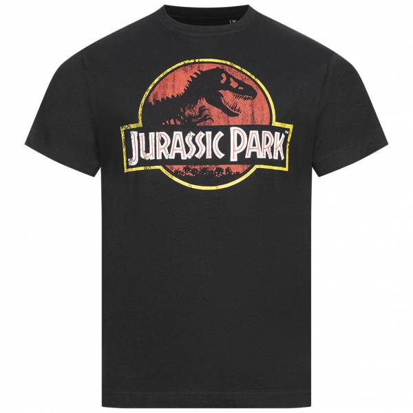 JURASSIC PARK Distressed Logo Men T-shirt GBMTS346BLK