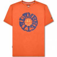 Lambretta Festival Hombre Camiseta SS1014-NARANJA BUNRT