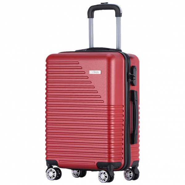 Image of Banaru Design 20" Trolley bagaglio a mano rosso vino