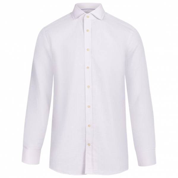 Hackett London Mayfair Plain Lux Herren Leinen Hemd HM307708-951