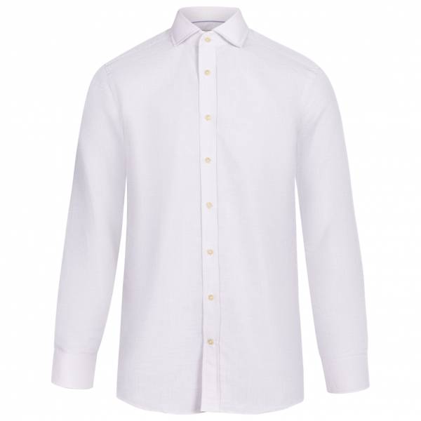 Hackett London Mayfair Plain Lux Hommes Chemise en lin HM307708-951