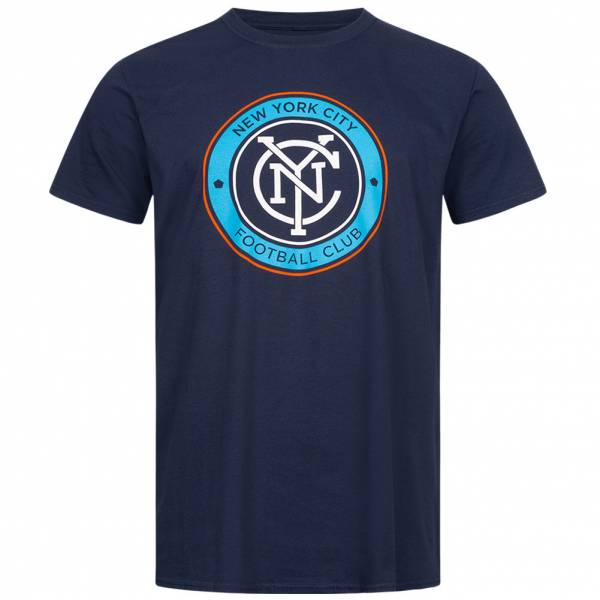 New York City FC Fanatics MLS Logo Mężczyźni T-shirt 1600MNVY1ADNYC