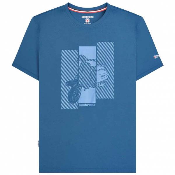 Lambretta Scooter Tee Herren T-Shirt SS5017-DK BLU