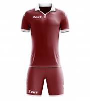 Zeus Kit Scorpion Trikot + Shorts Set granata/bianco