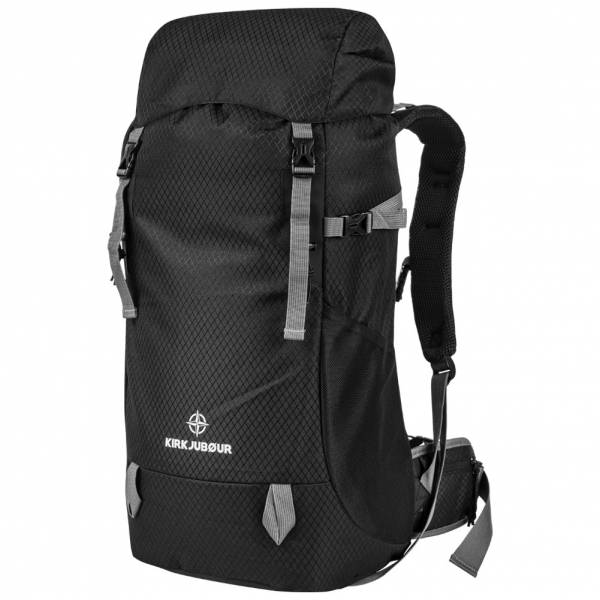 KIRKJUBØUR® &quot;Vindelfjäll&quot; Trekking na świeżym powietrzu Plecak 35 L czarny