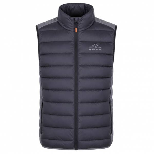 NORTH PEAK Trail Gilet Hombre Chaleco de trekking NP00015-CARBÓN VEGETAL