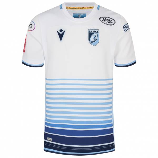Cardiff Rugby macron Body Fit Heren Shirt 58199722 wit 3XL