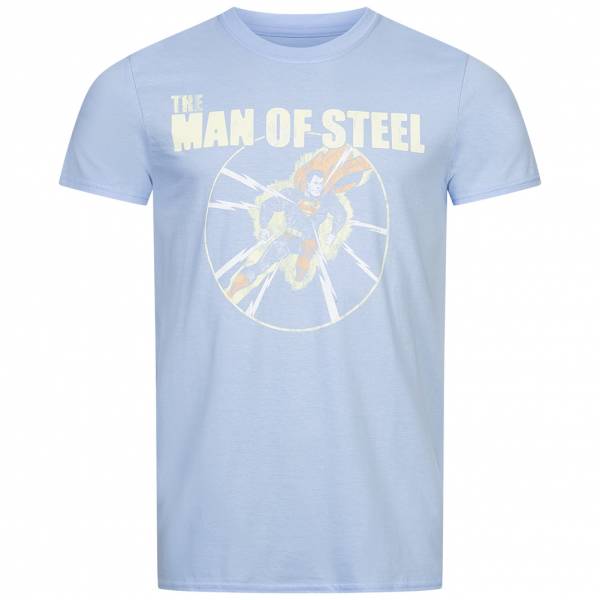 SUPERMAN DC COMICS Man of Steel Hommes T-shirt FBMTS822LTB