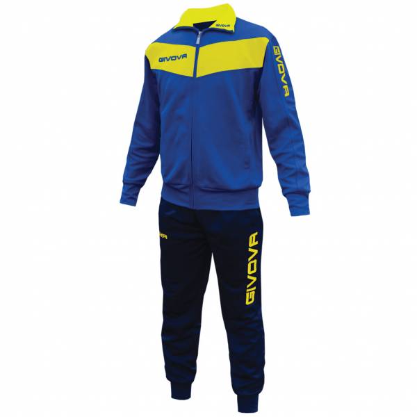Givova Tuta Visa Tracksuit blue / yellow