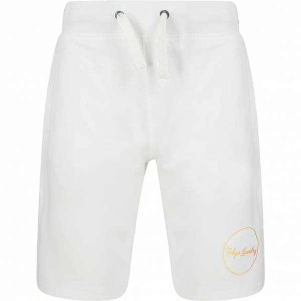 Tokyo Laundry Rainbow Surf Herren Sweat Shorts 1G18189 Snow White