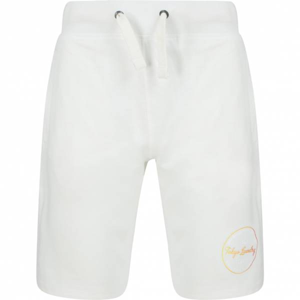 Tokyo Laundry Rainbow Surf Hommes Short en sweat 1G18189 Blanche-Neige