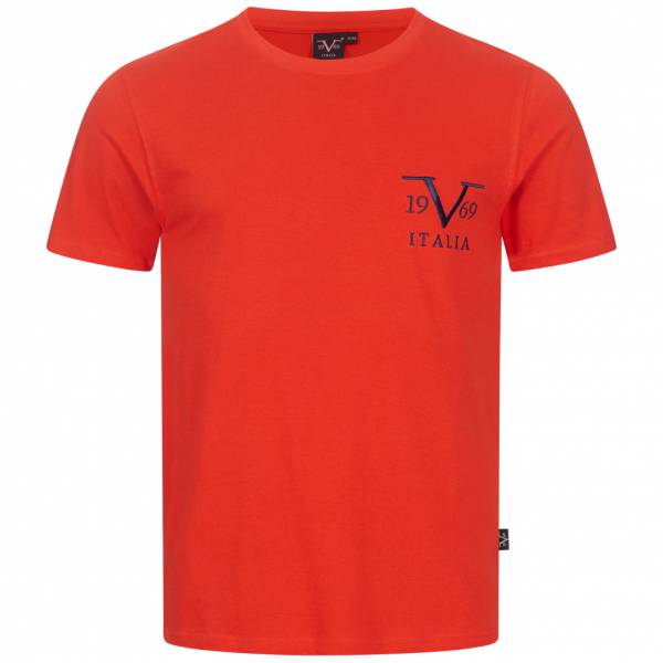 19V69 Versace 1969 Basic Big Logo Herren T-Shirt VI20SS0008A rot