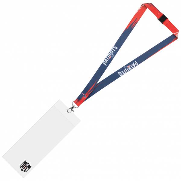New England Patriots NFL Fan Schlüsselband mit Tickethülle LYNNFPAINTNP