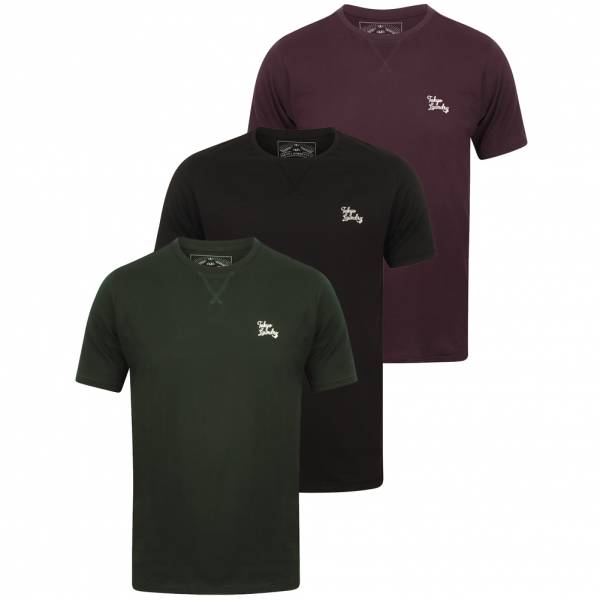 Tokyo Laundry Koppelo Herren 3er Pack T-Shirts 1Q11467A