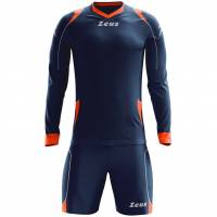 Zeus Paros Set da portiere Maglia a maniche lunghe con pantaloncini Navy rosso