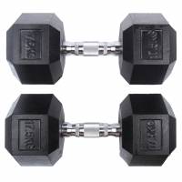 SPORTINATOR 17,5 kg Hexagon Hantel 2er-Set