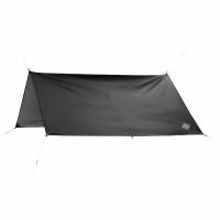 GOGLAND Lona de protección UV para exteriores, lona para tienda de campaña, 300 x 290 cm, negro