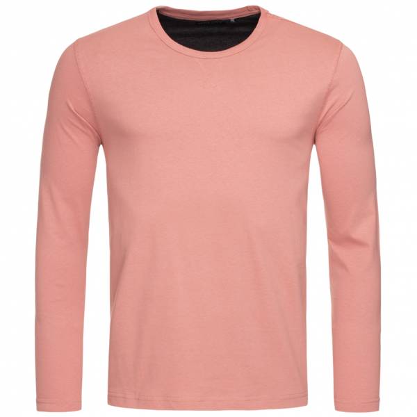 BRAVE SOUL Prague Crew Neck Herren Longsleeve MLT-69PRAGUED Winter Pink