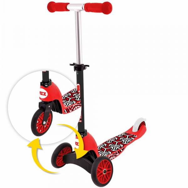 Street Surfing Steps 3 Wheel Fizz Flip Evo 2-in-1 Kinderroller Multi rot Größe:Einheitsgröße