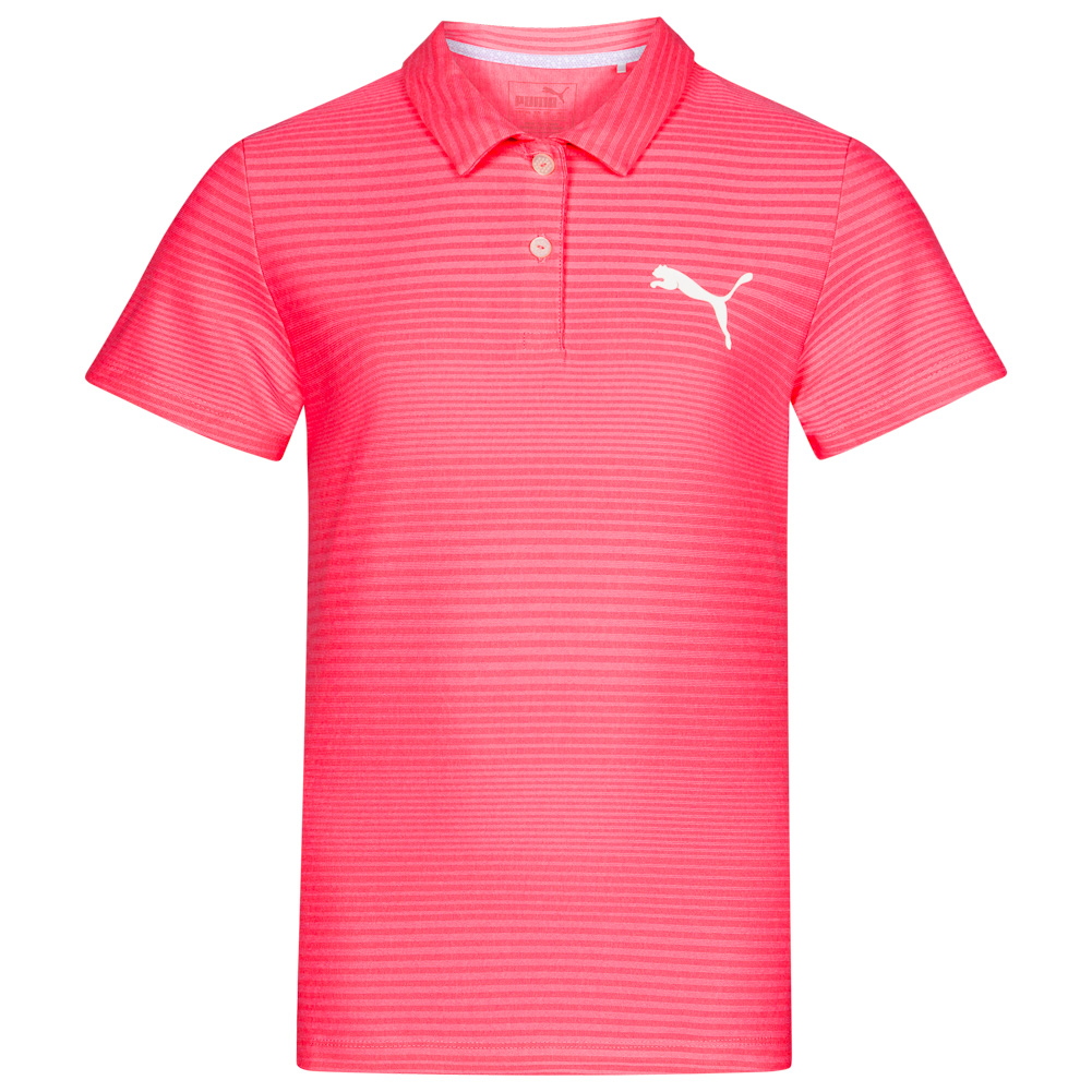 pink puma golf shirt