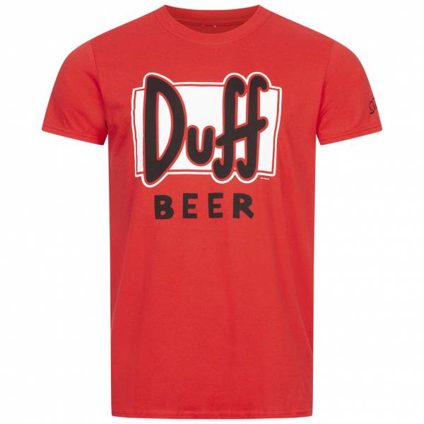 THE SIMPSONS x DUFF BEER Herren T-Shirt FBMTS021RED